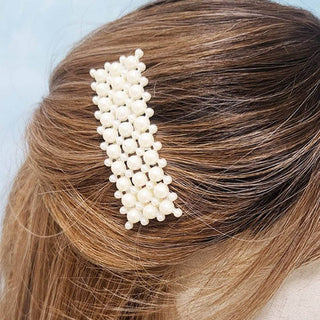 4 pcs Faux Pearl Hair Clip Set