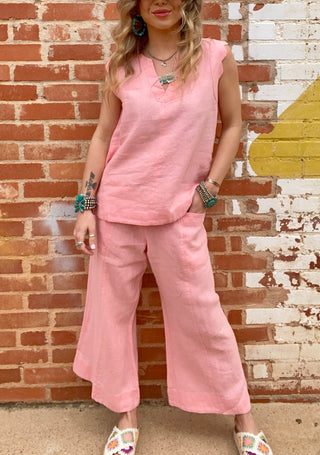 Linen Slouch Pocket Pant by Ivy Jane