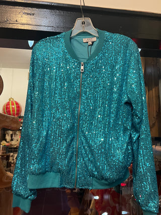 Sahara Sequin Bomber