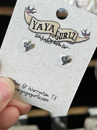 Sterling Cactus Studs