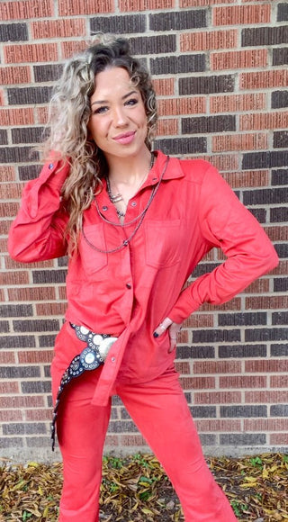 Kelly Button Down Top - Ya Ya Gurlz