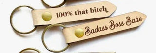 Leather Key Tags - Ya Ya Gurlz
