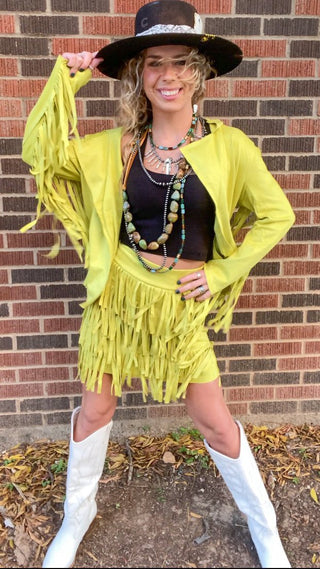 Shayla Fringe Skirt - Ya Ya Gurlz