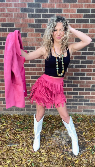 Shayla Fringe Skirt - Ya Ya Gurlz