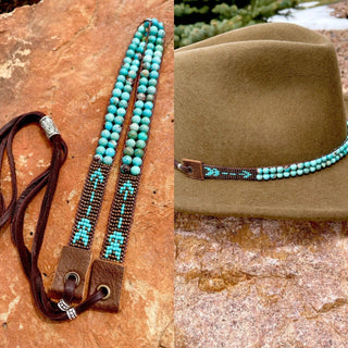 Turquoise & Arrow Hatband - Ya Ya Gurlz