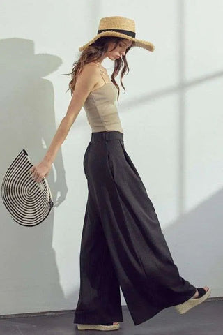 Wacey Wide Leg Pant - Ya Ya Gurlz