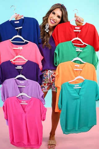 Whitney Woven Blouse - Ya Ya Gurlz