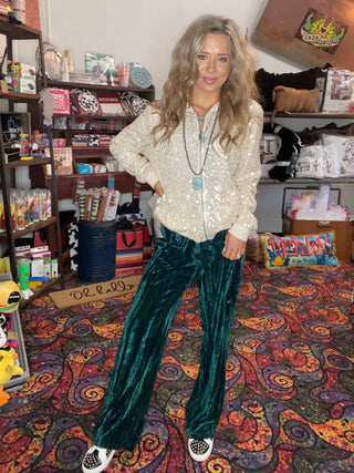 Sahara Sequin Bomber