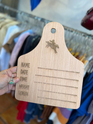 Ear Tag Birth Announcement