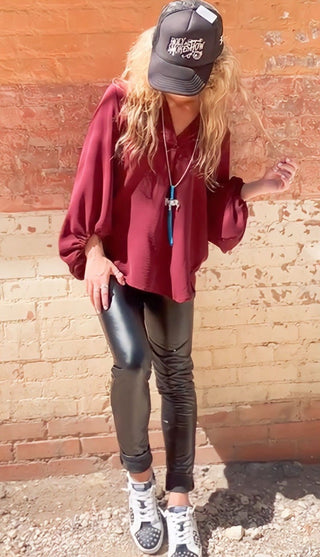 Pleather Legging - Ya Ya Gurlz