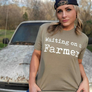 Waiting on a Farmer T-Shirt - Ya Ya Gurlz