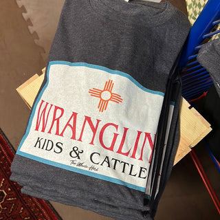 Wranglin' Kids & Cattle T - Shirt - Ya Ya Gurlz