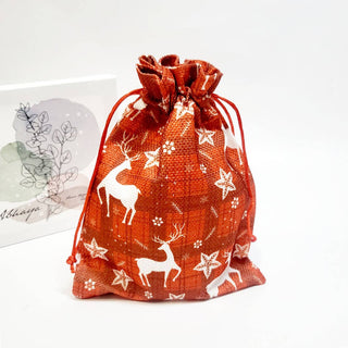 Christmas Drawstring Gift Bag