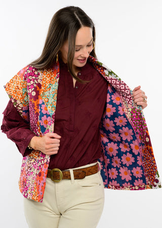 Patchwork Quilted Vest