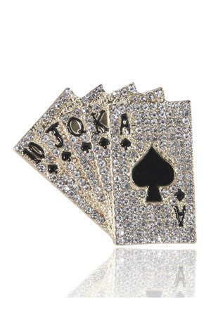 Poker Hatpin/Brooch