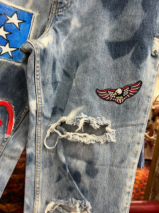 Hand Painted Jeans