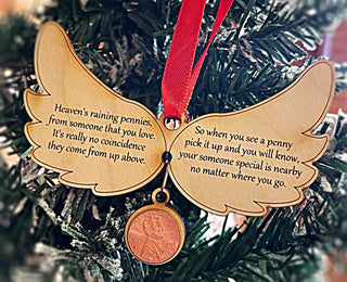 Memorial Pennies From Heaven Ornament