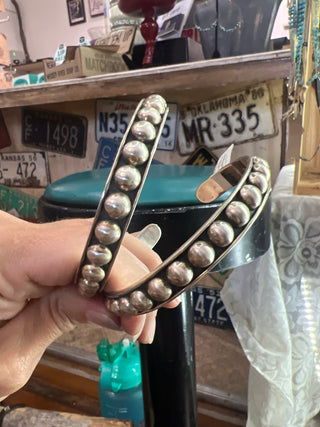 Sterling Silver Studded Cuffs