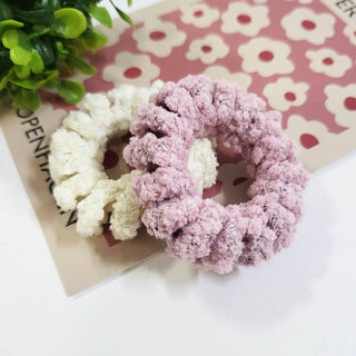 Fuzzy Spiral Hair Tie