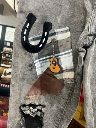 Hand Painted Jeans