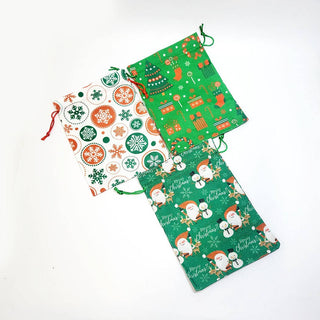 Christmas Drawstring Gift Bag