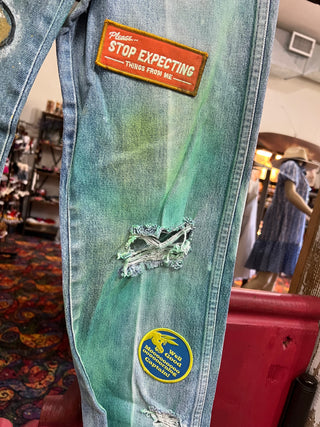 Hand Painted Jeans