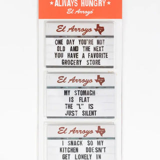 Always hungry magnet set