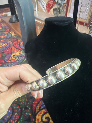 Sterling Silver Studded Cuffs