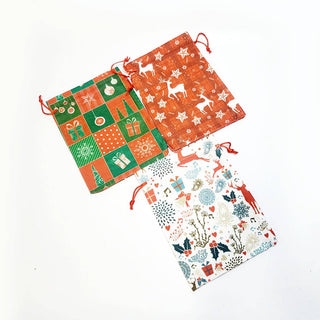 Christmas Drawstring Gift Bag