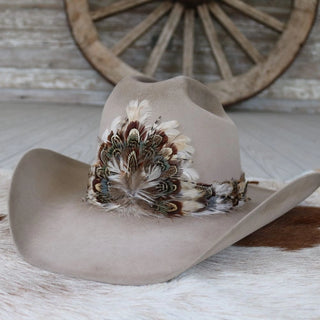 Feather and Hide Hat Bands