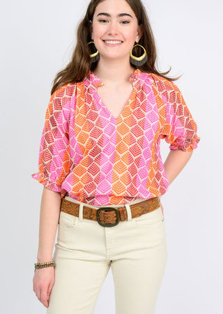 Ombre Pattern Top