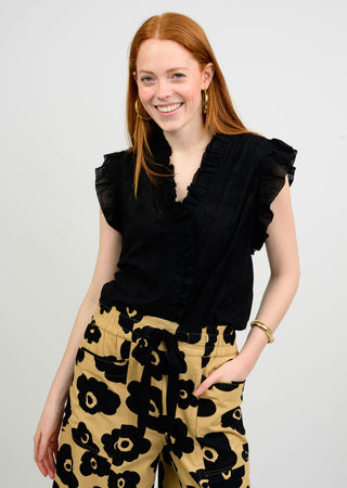 Eyelet Ruffle Top by Ivy Jane