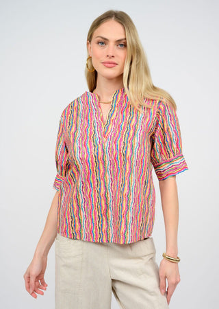 Notched Front Shirt