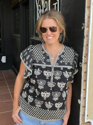 Patched Patterns Top