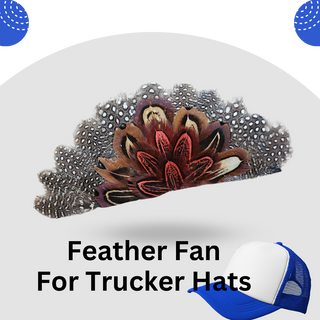 Western Feather Fans for Trucker Hats