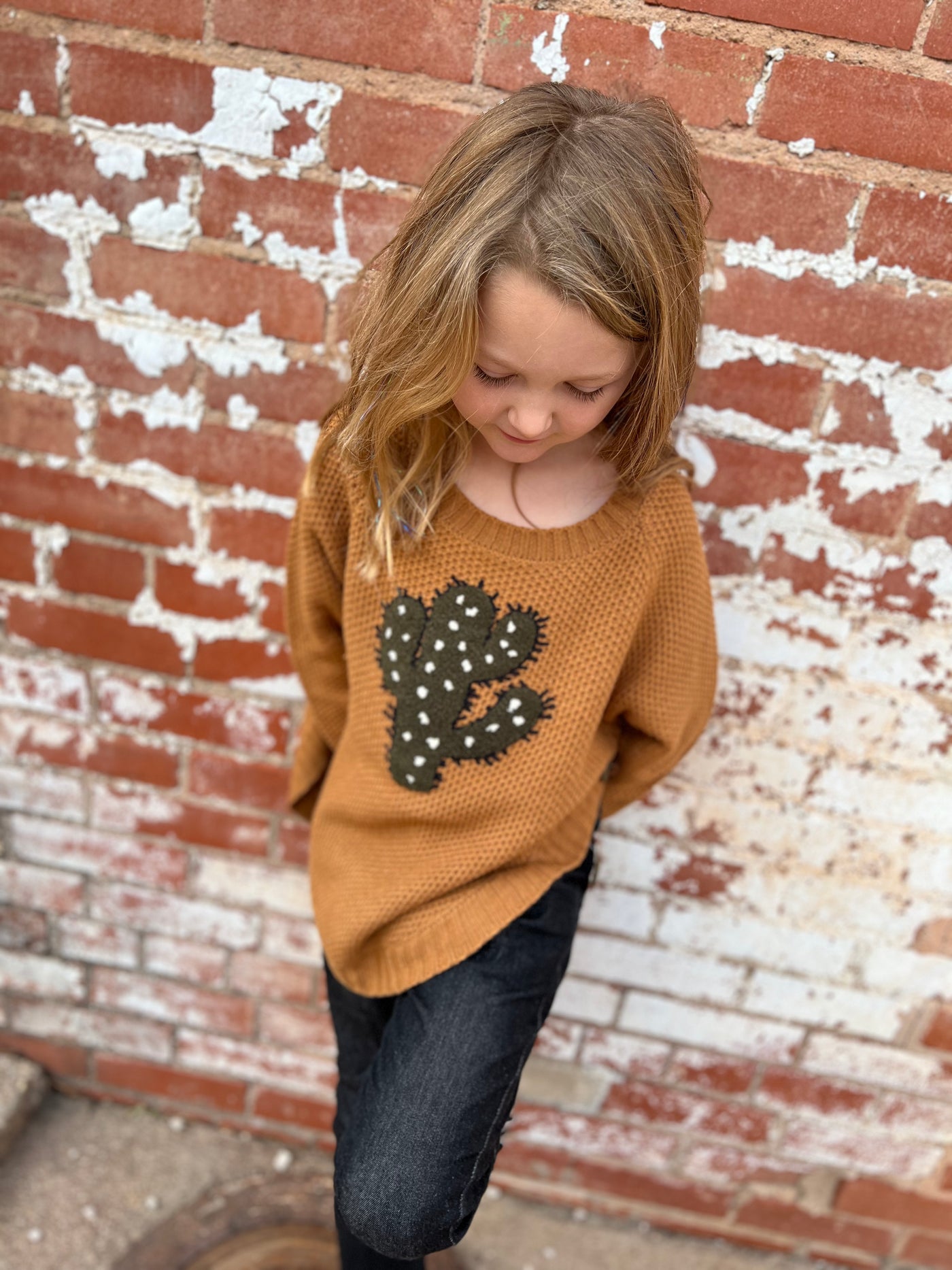 Lil Cactus Sweater by Cotton & Rye