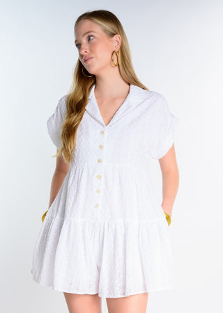 Eyelet Romper