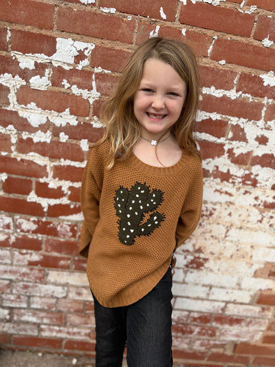 Lil Cactus Sweater by Cotton & Rye
