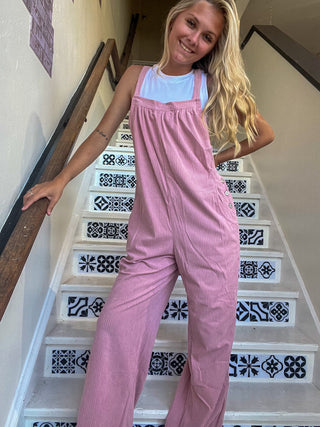 Perfectly Pink Overalls
