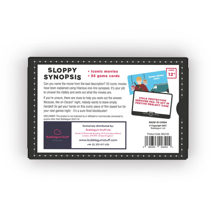 Sloppy Synopsis Card Game