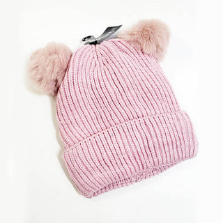 Lil Ya Ya Double Layer Pom Pom Beanie