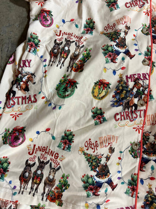 Ho Ho Howdy Christmas Western Pajamas