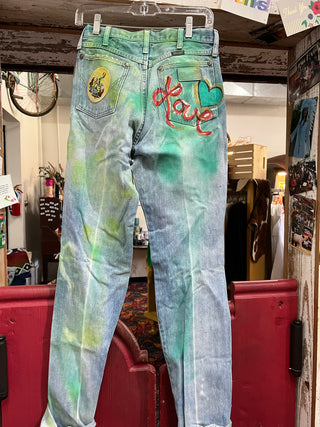 Hand Painted Jeans
