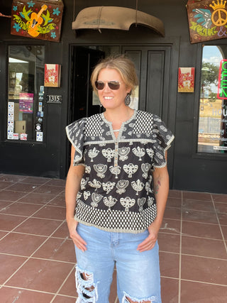 Patched Patterns Top