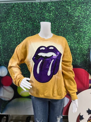 Sequin Lips Sweatshirt