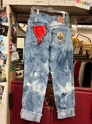 Hand Painted Jeans