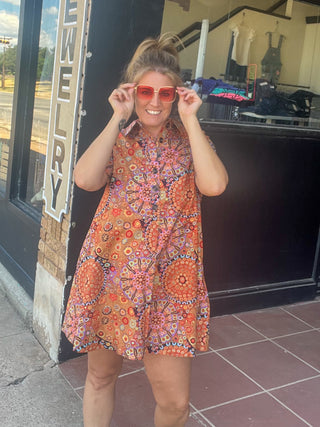 Kaleidoscope Shift Dress