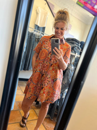 Kaleidoscope Shift Dress