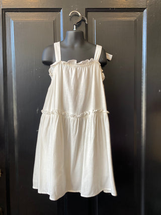 Mini Sugarloaf Tiered Dress with Tie Straps by Sadie & Sage