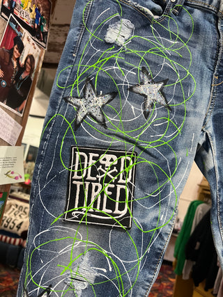 Hand Painted Jeans